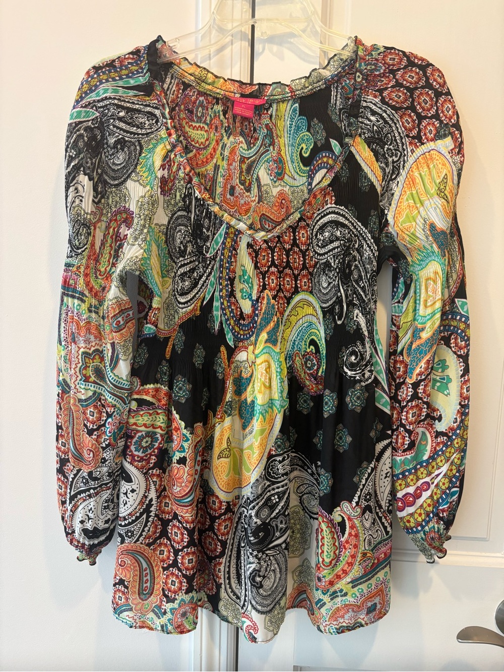 Sunny Leigh Multicolor Paisley Tunic Top